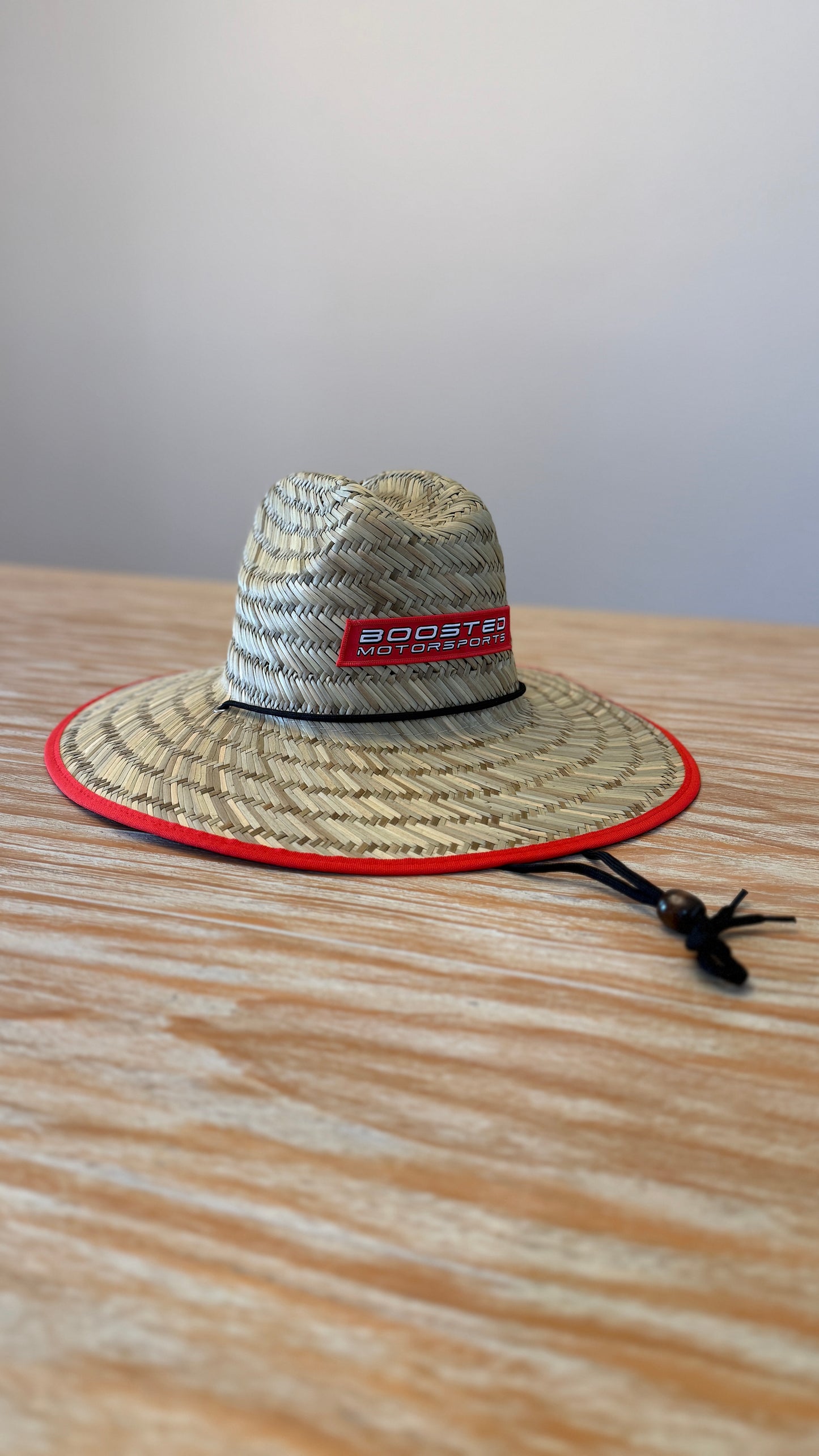 BOOSTED Tattered US Flag Straw Hat